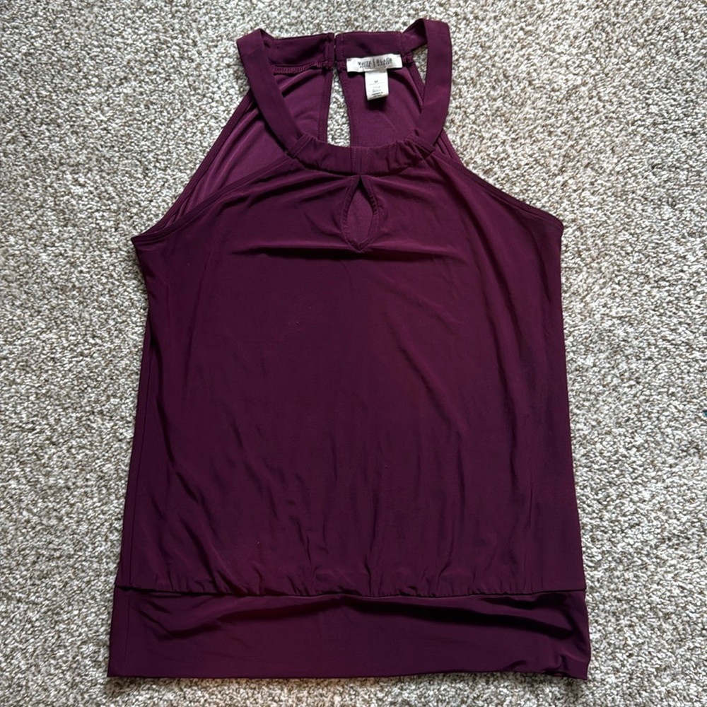 WHBM sleeveless blouse.